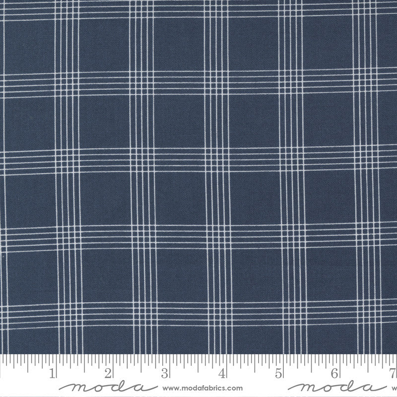 Nantucket Summer Plaid Navy Yardage by Camille Roskelley for Moda Fabrics | 55262 13