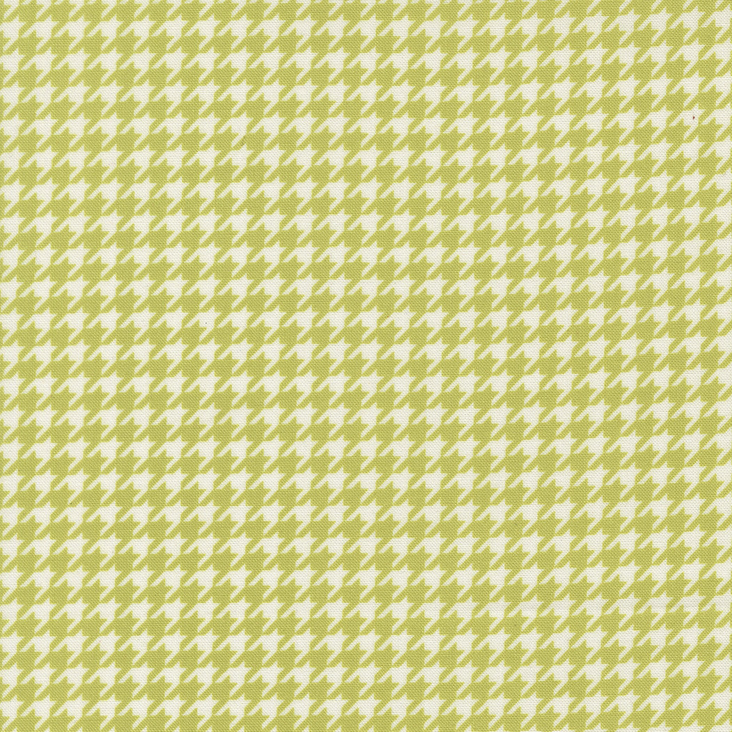 PRESALE Poinsettia and Pear Houndstooth Pistachio Yardage by Sherri & Chelsi for Moda Fabrics | 37718 12