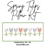 Spring Tulips Table Runner or Pillow Kit | 36" x 16" Finished Size