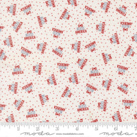 Independence Day God Bless America Vanilla Yardage by Sweetwater for Moda Fabrics | 55724 21