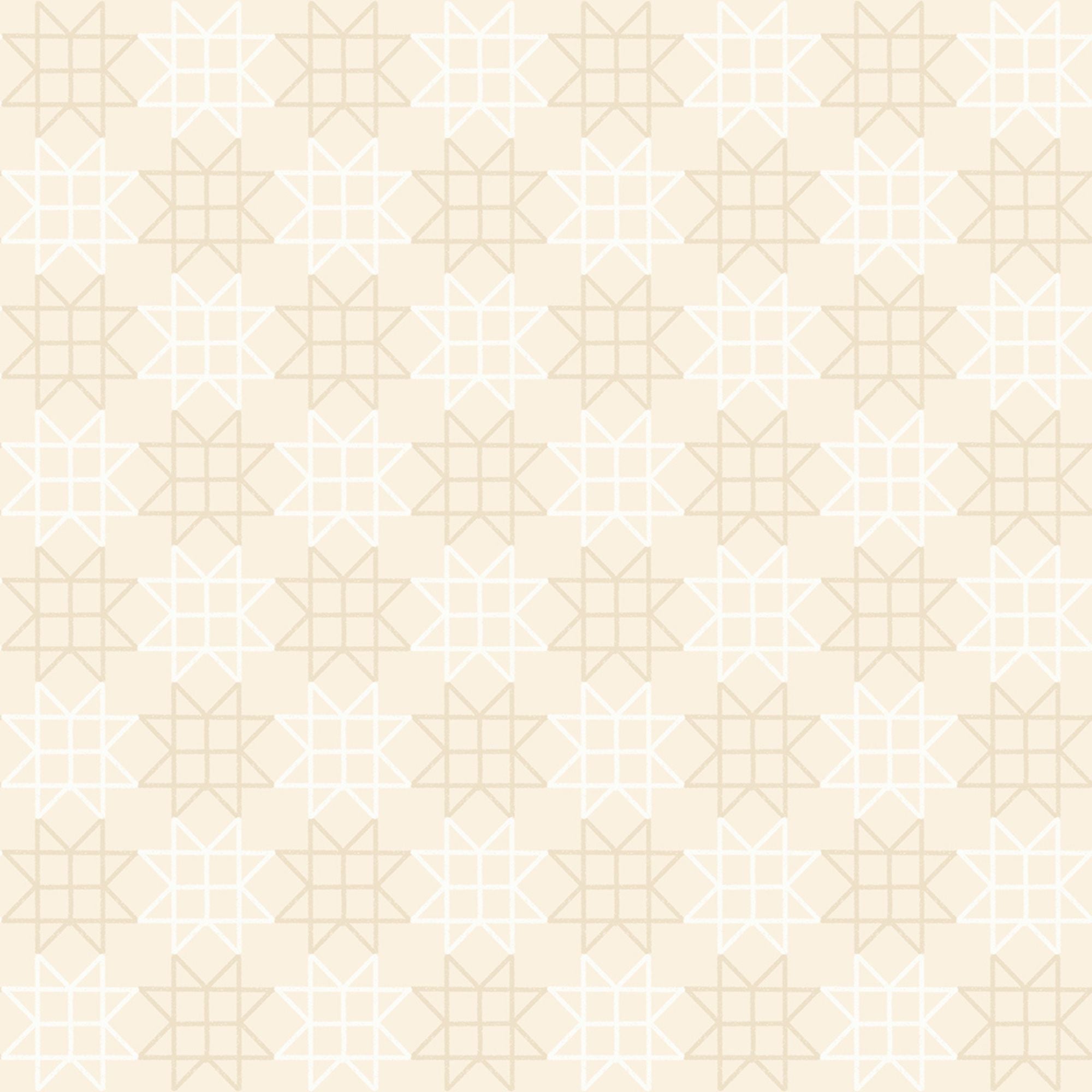 Paper Cuts 2 Paper Star Natural Yardage by Rashida Coleman Hale for Ruby Star Society | RS1114 11