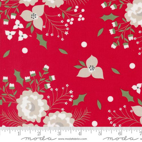 Starberry Red Holiday Rose Yardage by Corey Yoder for Moda Fabrics | 29180 12