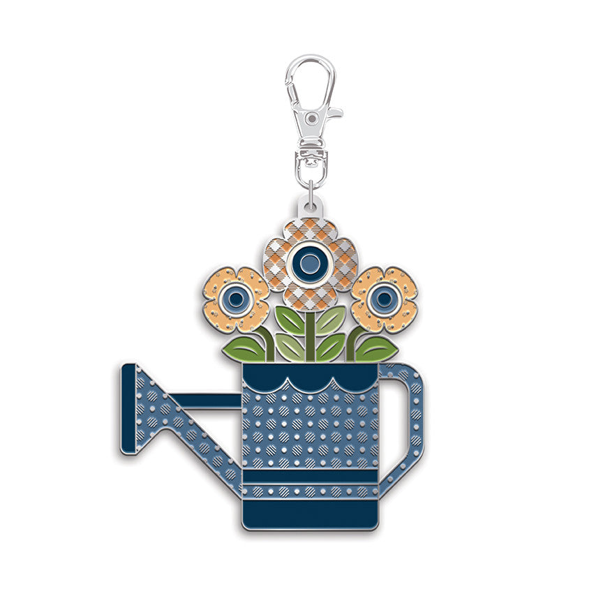 PRESALE Enamel Happy Charm Watering Can by Lori Holt of Bee in my Bonnet | FG-50846