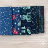 321 Blast Off Galaxy Custom Fat Quarter Bundle Galaxy Night Sky by Stacy Iest Hsu for Moda Fabrics | 5 Fat Quarters