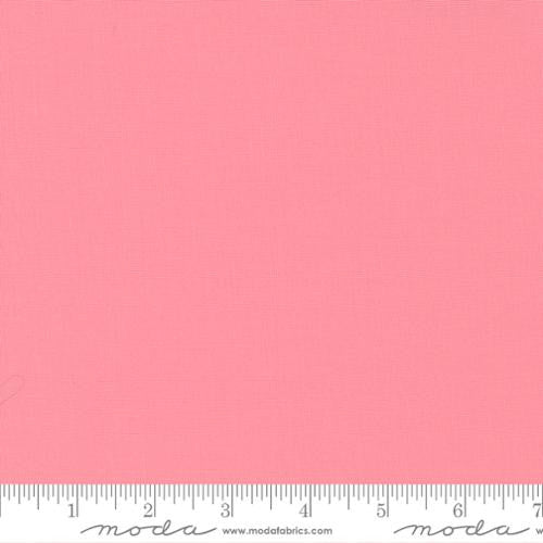 Bella Solid Bettys Pink Yardage by Moda Fabrics  | Solid Quilting Cotton | 9900 120