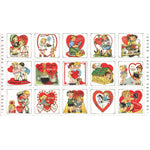 Childhood Sweethearts Valentines Custom Quilt Kit | Take Heart by J. Wecker Frisch | Quilt Size 40 1/2" x 49 1/2"