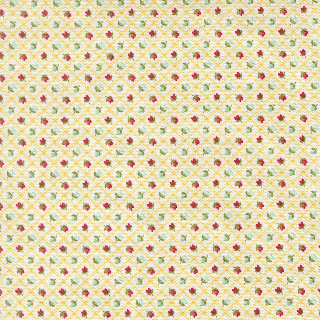 PRESALE Bloomsberry Check Buttermilk Yardage by Camille Roskelley for Moda Fabrics | 55358 22