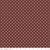 PRESALE Charmed & Treasured Stella Mahogany Yardage by Kassidy Grace for Riley Blake Designs | C18164-MAHOGANY