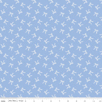 PRESALE Penelope Bows Sky Yardage by My Mind's Eye for Riley Blake Designs | C16643-SKY