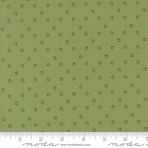 Imaginary Flowers Sage Baby Buds Yardage by Gingiber for Moda Fabrics | 48386 12