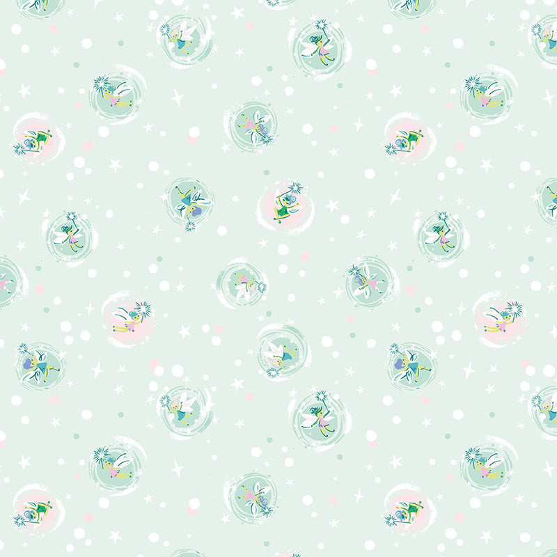 PRESALE Forever Neverland Tink Mist Yardage by Jill Howarth for Riley Blake Designs | C15904-MIST