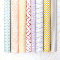PRESALE Gathered Bon Bons Custom Half Yard Quarter Bundle by Jen Kingwell | 8 Half Yards | Curated Bundle