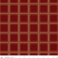 Plaid-Venture Club Hunter Mahogany Yardage by The RBD Designers for Riley Blake Designs |  C17041-MAHOGANY