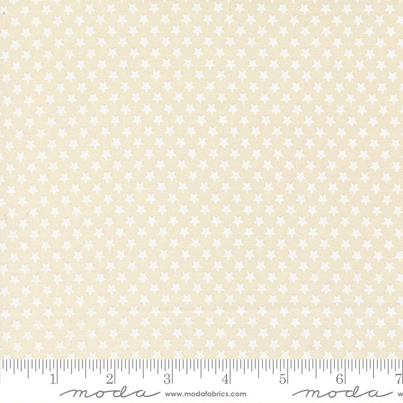 PRESALE Chilly Star Bright Vanilla White Yardage by Sweetwater for Moda Fabrics | 55714 21