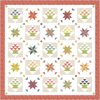 PRESALE Bountiful Baskets Custom Quilt Kit With Raspberry Summer by Sherri & Chelsi | Quilt Size 80 1/2" x 80 1/2"