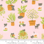 Here Kitty Kitty Pink MIschievous Kitty Yardage by Stacy Iest Hsu for Moda Fabrics |20831 17