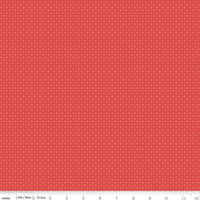 Always in Season Sprinkles Red Yardage by American Jane for Riley Blake Designs | C15102-RED