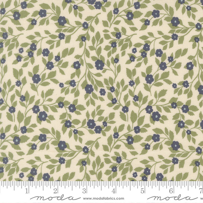 PRESALE True Love Daydream Posies Cream Yardage by Lella Boutique for Moda Fabrics | 5261 11