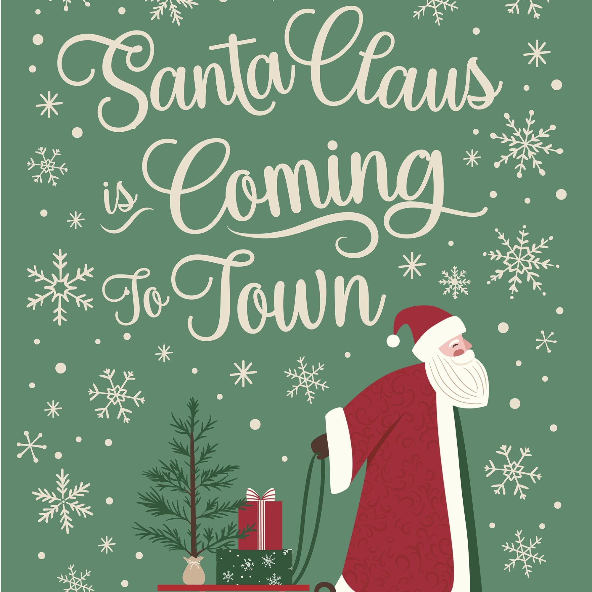 PRESALE Christmas Time Coming to Town Panel by Dani Mogstad for Riley Blake Designs | P17826-PANEL