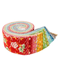 Home Town Holiday 2 1/2" Rolie Polie Lori Holt Home Town Holiday Jelly Roll 2.5" Fabric Strips | RP-14900-40