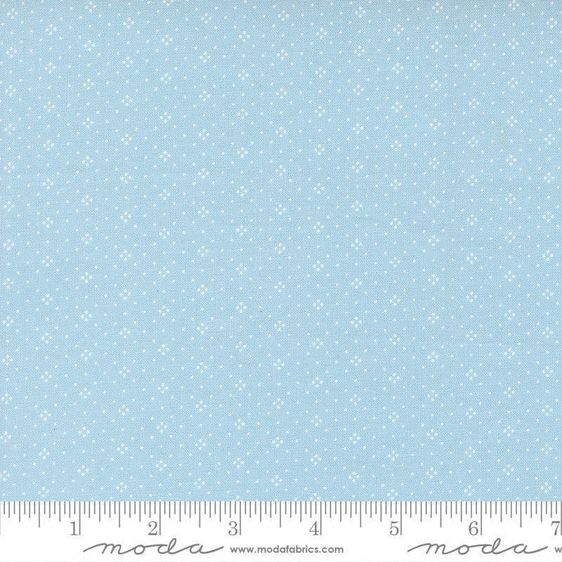 PRESALE Rosie Eyelet Forget Me Not Yardage by Fig Tree & Co for Moda Fabrics | 20488 126