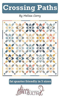 Crossing Paths Quilt Pattern by Melissa Corrry | Fat Quarter Friendly | P125-CROSSINGPATHS