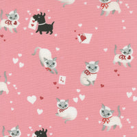 PRESALE Funny Valentine Kitty Ballerina Yardage by Lizzy House for Moda Fabrics | 37140 25