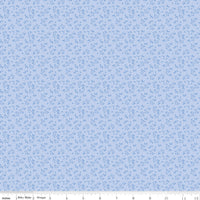 PRESALE Penelope Mini Stems Sky Yardage by My Mind's Eye for Riley Blake Designs | C16646-SKY
