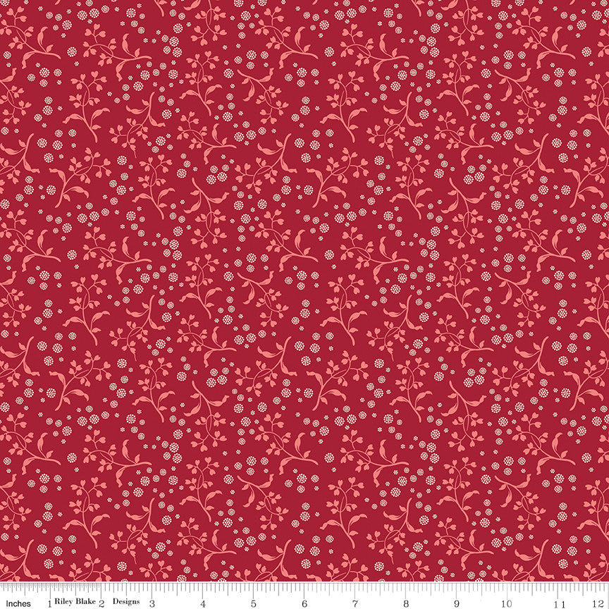 PRESALE Baked With Love Apron Cherry Tart Yardage by Lori Holt of Bee in My Bonnet | C17783-CHERRYTART