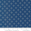 Flower Press Indigo Diamond Yardage by Katharine Watson for Moda Fabrics | 3307 13