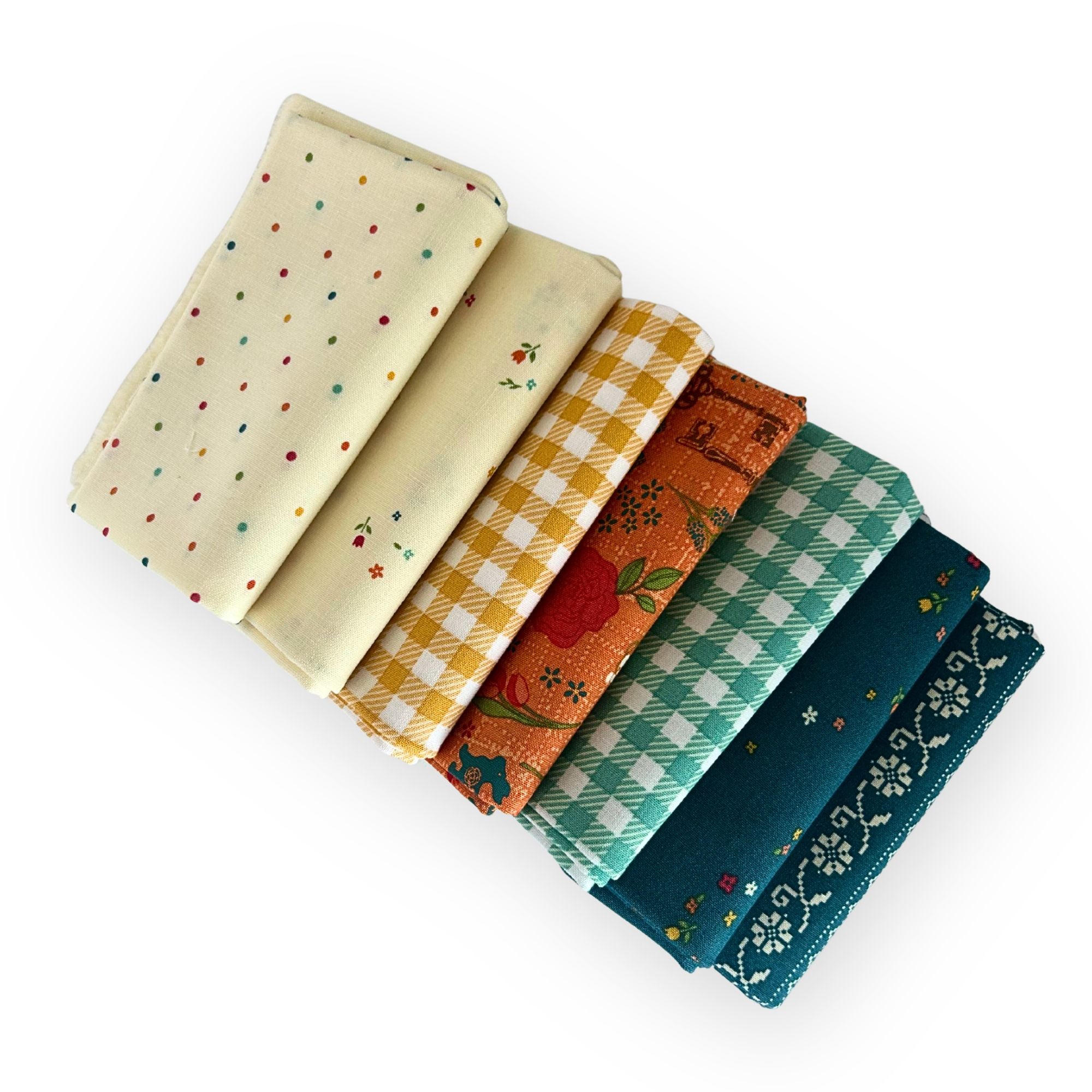 Spring Fat Quarter Bundle | First Blooms by Heather Peterson for Riley Blake Designs | 7 Fat Quarters | Curated Bundle
