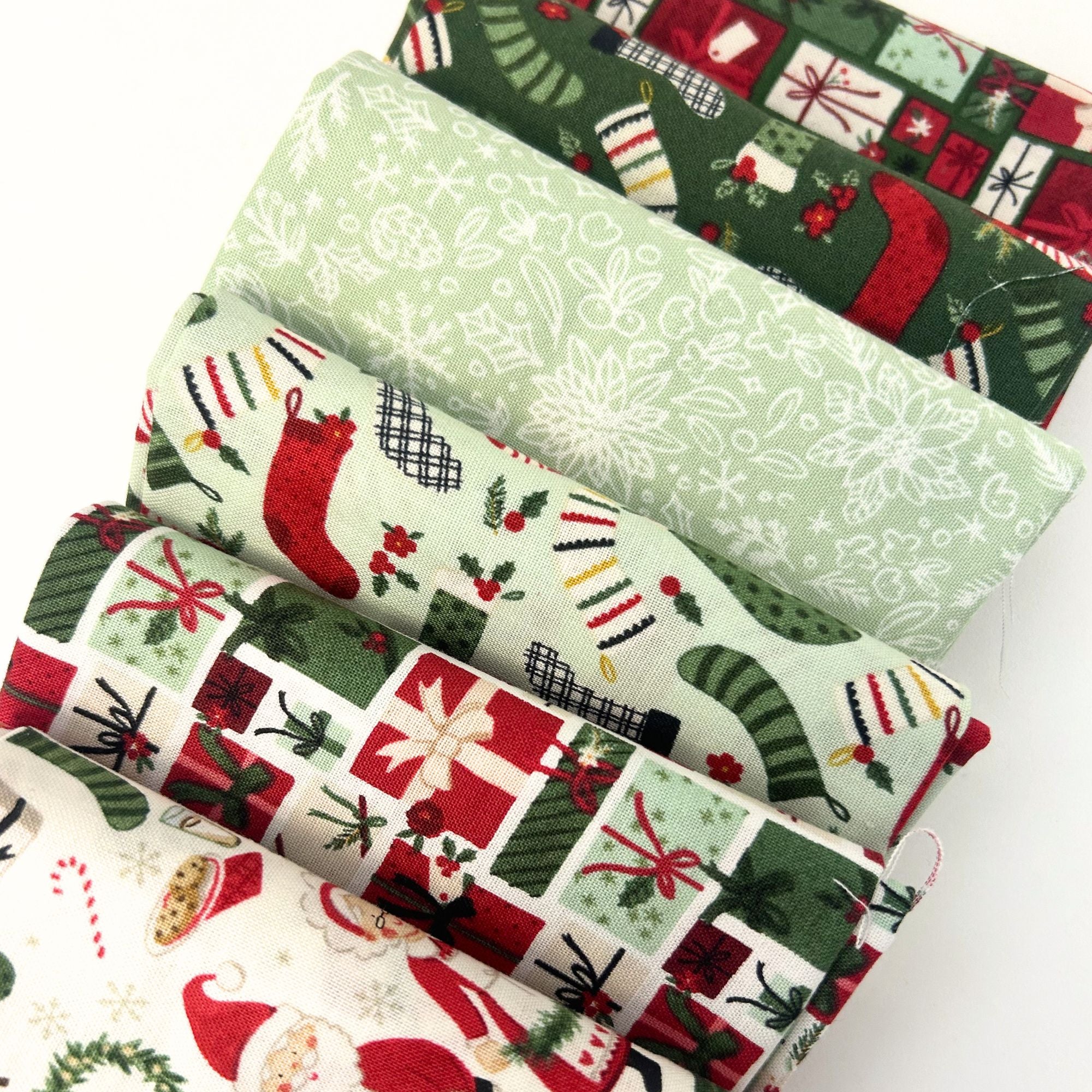 Charming Christmas Custom Fat Quarter Bundle by Kelsey Carlson for Riley Blake Designs | 6 FQs | Curated Bundle