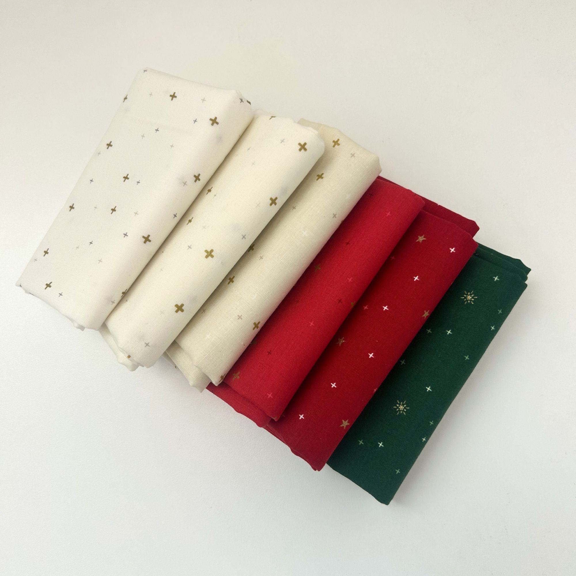 Sparklers Custom Fat Quarter Bundle Christmas by by Melissa Mortensen for Riley Blake Designs | 6 FQs | Curated Bundle