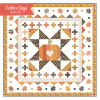 PRESALE October Days Quilt Kit With Birch and Willow by Sherri & Chelsi for Moda Fabrics | Quilt Size 52 1/2” x 52 1/2”