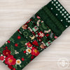 Charming Christmas Custom Fat Quarter Bundle Green by Kelsey Carlson for Riley Blake Designs | 8 Precut Fat Quarters