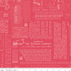 PRESALE TYPE/ography Tea Rose Yardage by Lori Holt of Bee in My Bonnet for Riley Blake Designs | C16850-TEAROSE