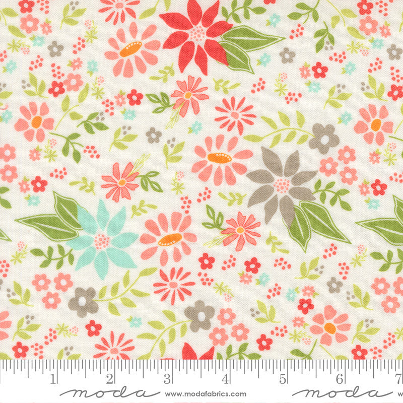 PRESALE Poinsettia and Pear Poinsettia Cloud Yardage by Sherri & Chelsi for Moda Fabrics | 37710 11