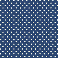 PRESALE Cath Kidston Signature Collection Button Sport Navy Yardage for Riley Blake Designs | C18374-NAVY