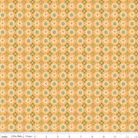 Piece & Plenty Blossom Marigold Yardage by Lori Holt of Bee in my Bonnet for Riley Blake Designs | C15873-MARIGOLD