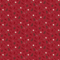 Christmas Time Foliage Red Yardage by Dani Mogstad for Riley Blake Designs | C17823-RED