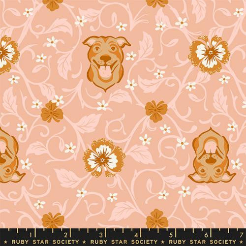 PRESALE Dog Park Dahlia Pitbull Yardage by Sarah Watts of Ruby Star Society for Moda Fabrics | RS2095 13 | Cut Options