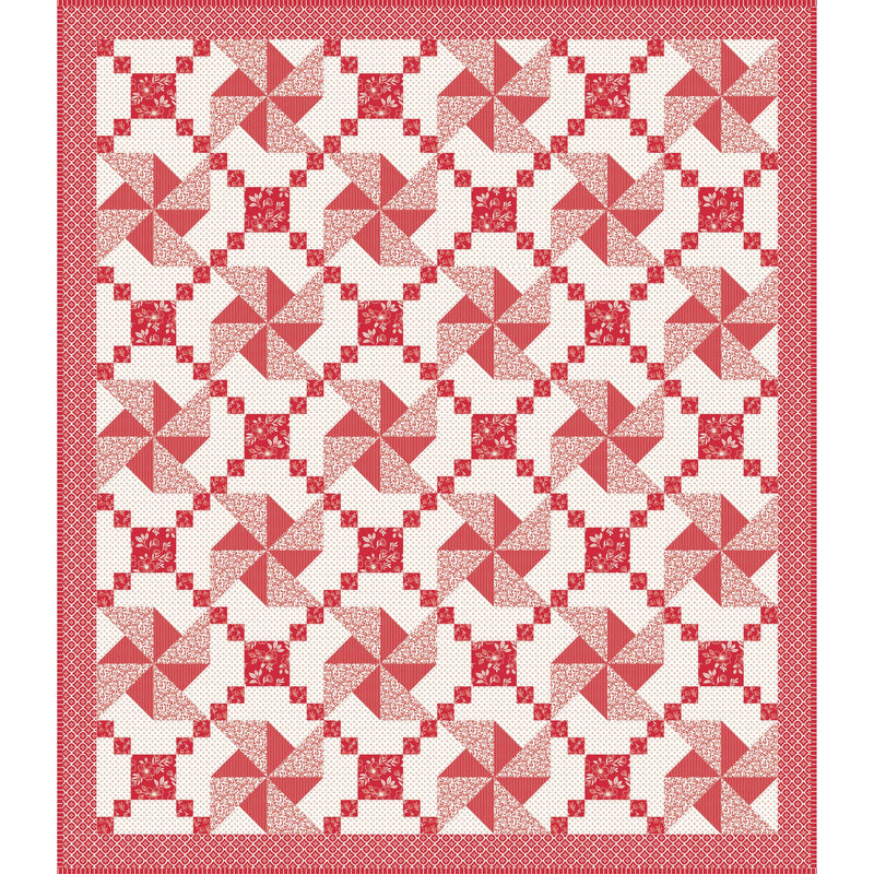 PRESALE Ruby Custom Quilt Kit | Radiant Ruby by Dani Mogstad for Riley Blake Designs | FREE PATTERN