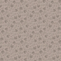 PRESALE Farmers Daughter Hens & Chicks Pewter Yardage by Lori Holt of Bee in My Bonnet | C17160-PEWTER