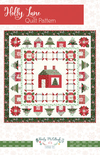 Holly Lane Quilt Pattern by Beverly McCullough for Riley Blake Designs | Mistletoe & Holly | P138-HOLLYLANE