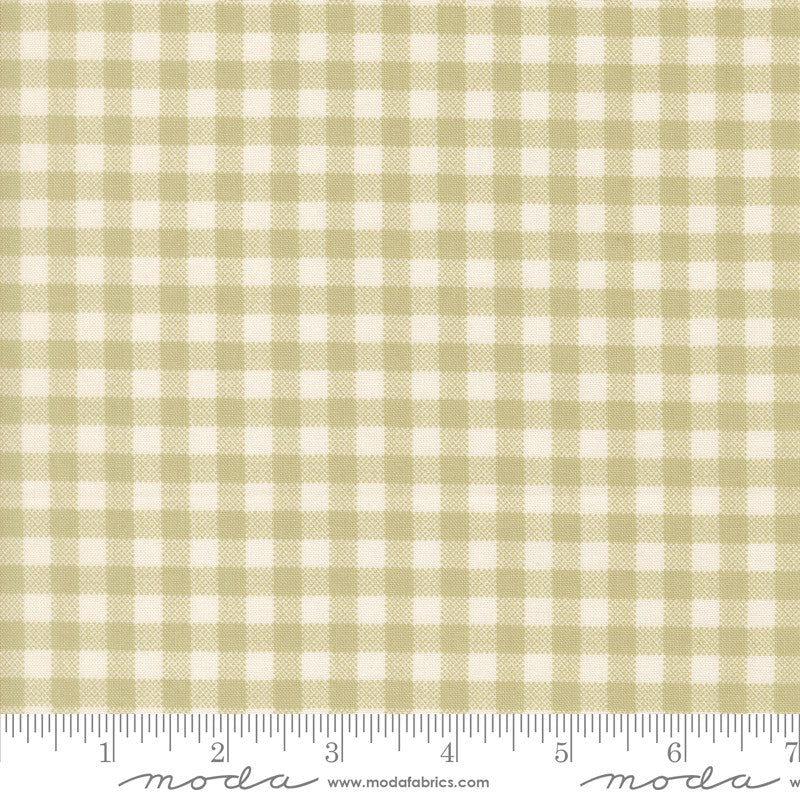 PRESALE Handmade Sweetness Checks Pear Yardage by Heather Briggs of My Sew Quilty Life for Moda Fabrics | 31797 19