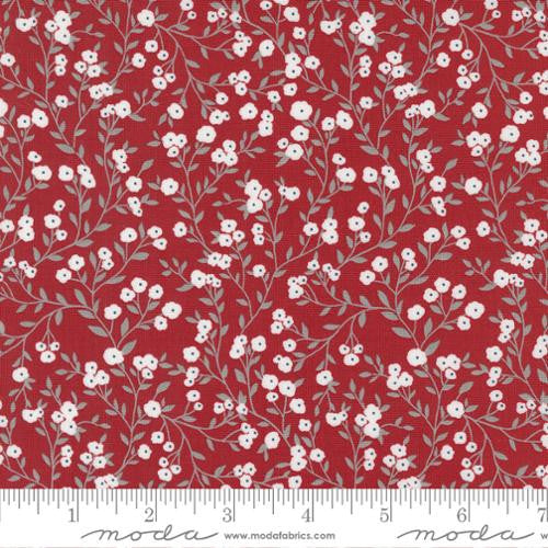 Old Glory Red American Meadow Yardage by Lella Boutique for Moda Fabrics | 5201 15 | Quilting Cotton