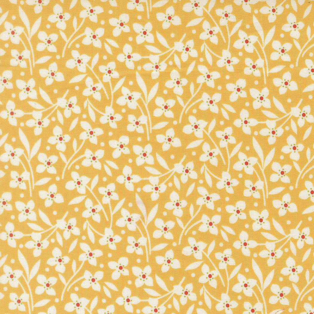 Summers End Forget Me Not Sunflower Yardage by Fig Tree & Co for Moda Fabrics | 35435 13