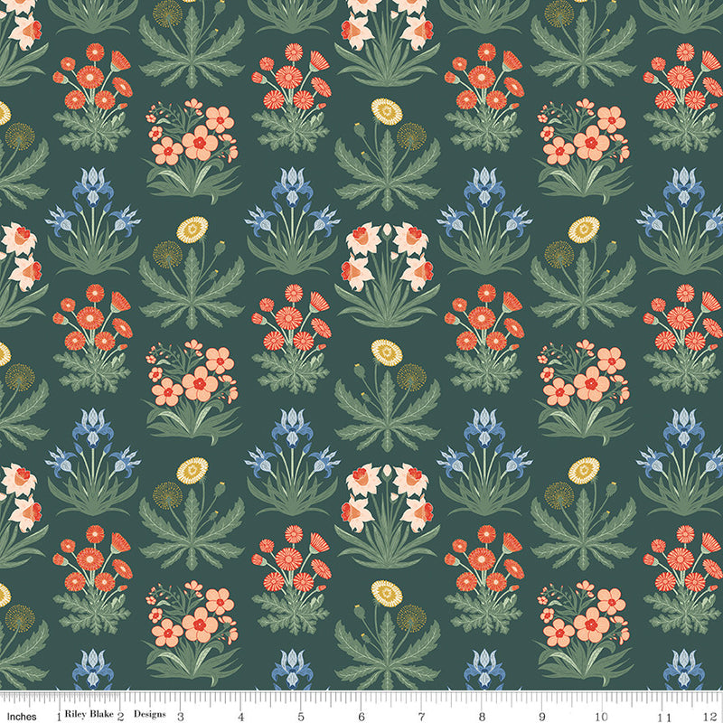 Wanderlust Morning Meadow Pine Yardage by Danelys Sidron for Riley Blake Designs | C15471-PINE