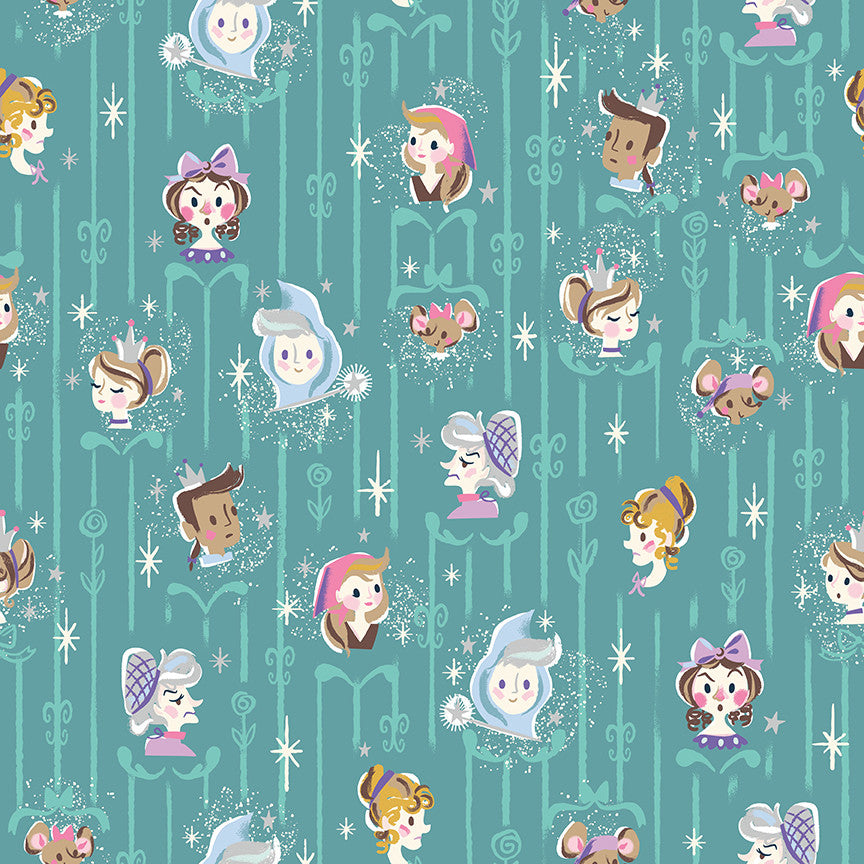 PRESALE Wishes Cast Raindrop Sparkle Yardage by Jill Howarth for Riley Blake Designs | SC18071-RAINDROP