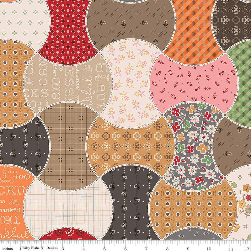 Autumn Apples Home Decor Yardage by Lori Holt for Riley Blake Designs | HD14671-MULTI | 58" Wide